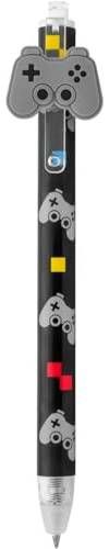 Sheepworld Radierbarer Gelstift Motiv Zocken | Stift mit blauer Mine, 14,3cm lang, Kunststoff, Tinte | Geschenk für Jungen, Kindergeburtstag, Schule | 74863