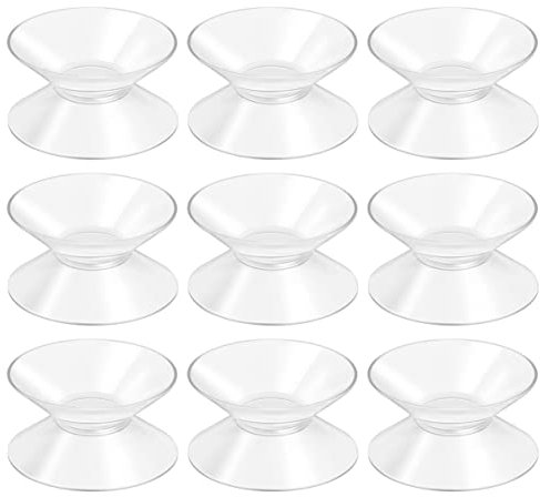 BESTOMZ 10pcs beidseitig 30 mm Saugnäpfe Saugnapf Pads für Glas Kunststoff