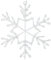 Nipach GmbH Schneeflocke 36 LED warm weiß mit Schneeoptik Ø 30 cm Fensterbild Fensterlicht Fensterdeko Trafo Timer Außendeko Weihnachtsdekoration Leuchtdeko Xmas