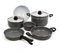 PENTOLE BATTERIA DA 9 PEZZI STONE ROCK 22 CM - IDEALE PER CAMPEGGIO CAMPER