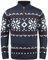 !Solid SDNorwin Herren Strickpullover Troyer Grobstrick Pullover mit Stehkragen Regular fit, Größe:M, Farbe:Insignia Blue Melange (8991)