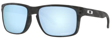 Oakley Gafas de Sol HOLBROOK OO 9102 Matte Black Camo/Prizm Deep Water 55/18/137 hombre