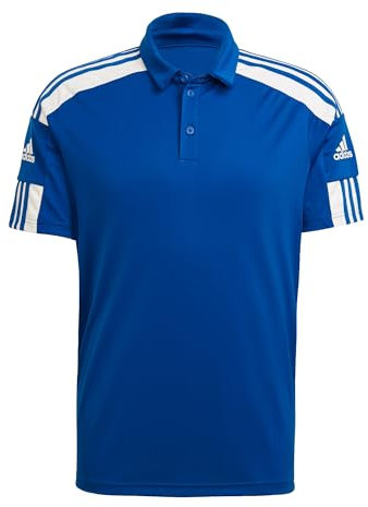 adidas Herren Squadra 21 Polo Shirt, Royal Blue/White, XS