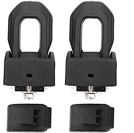 KIMISS für JK JL 2007-2018 Original Schwarz Schwarz Edelstahl Latch Locking Hood Catch Kit Ersatz für JK JL 2007-2018