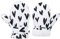 Durio Fäustlinge Kinder Skihandschuhe Winddicht Warme Winterhandschuhe Ski Handschuhe für Jungen und Mädchen Skifahren Schwarz Liebe 1-2 Jahre（Tag Size S）