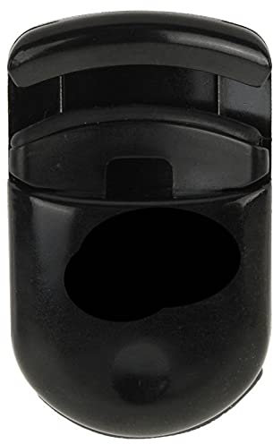 XTRAFAST Wimpernzange Wimpernformer Eyelash Curler Wimpern Mini Klemme Wimper Makeup - Schwarz - ABS Material - Ersatzkissen - Universell für alle Wimpernformen und -größen - Einhandbedienung