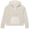 Amazon Essentials Damen Teddy-Fleece-Jacke mit Viertel-Knopfleiste und Kapuze, Hellgrau, XXL