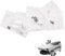 DJI Mini 2 Karosseriegehäuse, obere/untere Abdeckung, Montage-Reparaturteile für DJI Mini 2/Mini SE Drohne, Original-Ersatz (Schraubenset) (obere Schraube nicht im Lieferumfang enthalten)