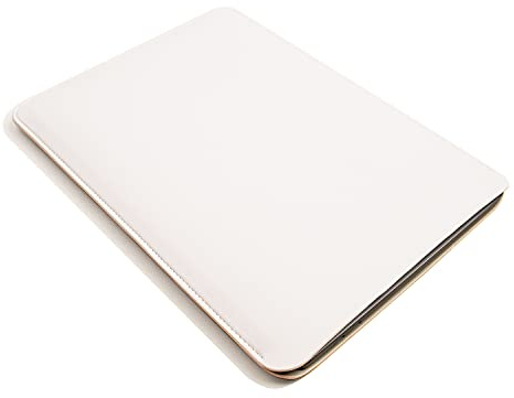 Benfan Laptop Sleeve 15 Inch Compatible with MacBook Pro 16 A2991 M3 A2780 A2485 A2141 MacBook Pro Retina 15 Color White