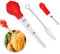 CONGGUAN Turkey Baster Set Silicone Bulb Including Meat Marinade Injector Needle with Barbecue Basting Brush and Cleaning Brush for Turkey Chicken Brisket Roasts