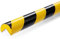 Durable Eckschutzprofil C25R, selbstklebend, 1 m, Packung à 5 Stück, gelb/schwarz, 1100130