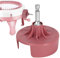 WEEKSUN Strickmaschinen-Adapter, Schnellstrickmaschinen-Befestigung, für 48 Nadeln, 40 und 22, Sechskant-Stahl-Bit für Power-Schraubendreher-Aufsatz (Rosa)
