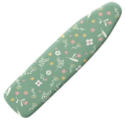 Jeiento Wild Floral Ironing Board Cover Padding with Elastic Edge Flowers Polyester 15x54 Ironing Covers Stain Resistant & Durable Scorch Heat Reflective Ironing Pad Cover