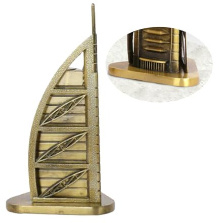 Retro Metall Ornament Segelboot Dekoration Dubai Hotel 16cm Legierung