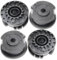 4 Bobine Fil Coupe Bordure Convient,Convient pour Bosch Easygrasscut 18, 23, 26, 23/26 SL Rasentrimmer F016800569, F016800385,Convient pour Coupe-Bordures sans