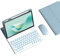 HLTOOP Funda con Teclado para Redmi Pad Pro 12,1 Pulgadas, Contener Ñ,Teclado Bluetooth Inalámbrico Desmontable Retroiluminado De 7 Colores con Portalápices Incorporado, Ratón para Tableta,Azul