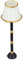 Miniatur Stehlampe, 1:12 Puppenhaus Miniatur Stehlampe, Batteriebetriebene LED Lampe, Modellspielzeug, Lebensecht, Exquisite Metall Puppenhaus Möbeldekoration