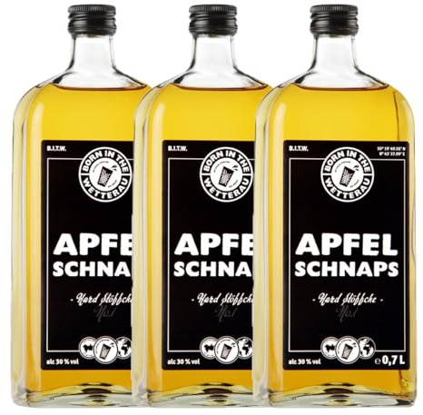 BitW Apfelschnaps 700ml | Hard Stöffche | Flasche | Born in the Wetterau (3)