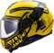 LS2, Modularer Motorradhelm ADVANT II TAPE Yellow, XL