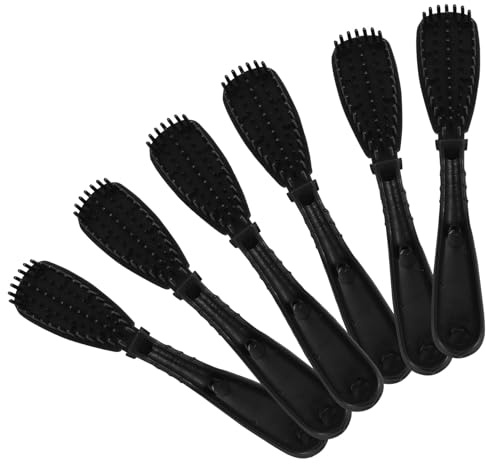 Didiseaon Set 6 Pezzi Spazzola Styling e Pettine per Schiariture Chioma, Pennello per Tintura dei Chioma Riutilizzabile, in Plastico, per Salone e Casa