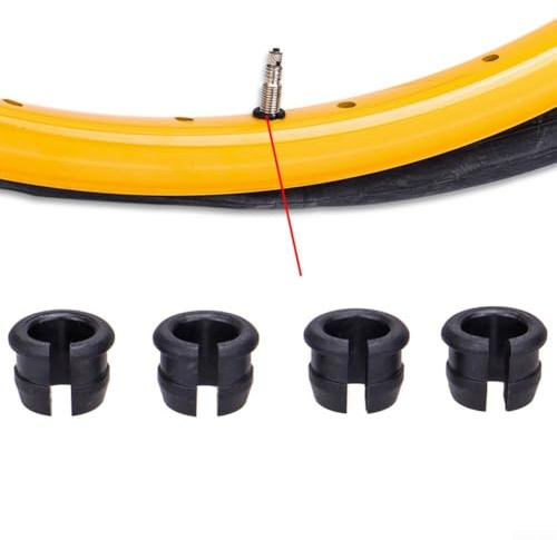 8Pcs Presta-to-Schrader Valve Adapter Kit for Road Bike Rims Compatible with Standard Inner Tubes for Tire Replacement and Maintenance