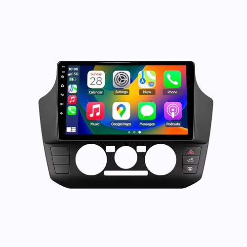 Sat Nav Carplay Car Radio Stereo for Volkswagen UP! 2017-2023 Touch Screen with Carplay Wifi Bluetooth Mirror Link, Fm, Steering Wheel Control, 4 Core 1G+16G