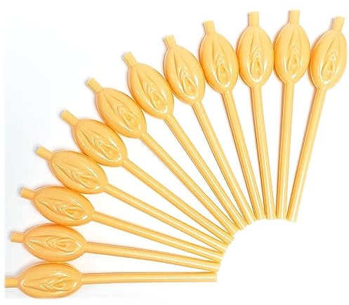Hen Party Novelty Drinking Straws – Funny Adult Party Straws – Reusable Gag Gift – Stag Night Accessories – Pack of 12