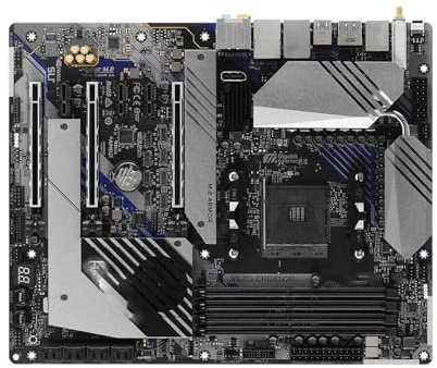 Motherboard Scheda madre Fit For ASRock X570 CREATOR supporta CPU 3600X 5600G 5600X 5700X3D 5800X3D 5950X DDR4 4666MHz M.2 NVME HDMI ATX AM4
