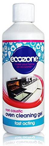 Ecozone Oven Cleaning Gel, Powerful Cooker, Hob & BBQ Cleaner Solution, Non Caustic, Effective & Fast Acting, Odour Free & Non-Abrasive Kit, with Natural Ingredients, Vegan Friendly Formula (500ml)