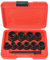 vidaXL Kit d'extracteur de boulons/d'écrous endommagés Acier 11 pcs