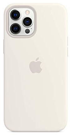 Apple Silicone Case with MagSafe (for iPhone 12 Pro Max) - White
