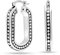 LeCalla Sterling Silber Schmuck Light-Weight O Shape Hoop Ohrringe für Frauen 30MM