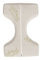 MB HOME ITALY, Orthopädisches Kniekissen, Kupfer, Creme, 30x23x12 cm