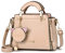 PORRASSO Damen Handtasche Süße Umhängetasche Henkeltaschen Frauen Wasserdicht PU Leder Schultertasche Top Griff Tasche für Reise Datieren Täglicher Gebrauch Khaki