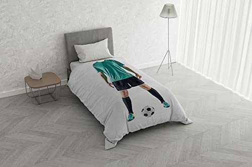 Italian Bed Linen Bettwäsche-Set, Digitaldruck, Kids, Grün, Einzelbett
