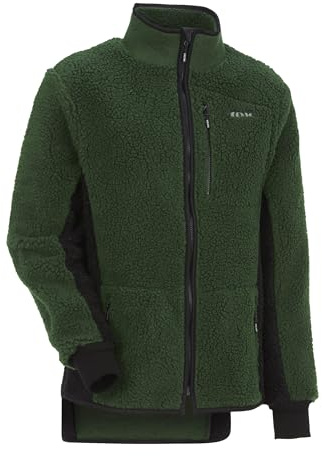 KOX Faserpelzjacke Grün/Schwarz Größe 50/52