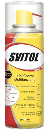 SVITOL Limited Edition Giro, Prodotto Ufficiale del Giro d'Italia, Olio Lubrificante, Sblocca, Deterge e Protegge le Superfici Metalliche in Casa, Auto, Fai da Te, Valvola Erogatrice a 360°, 180Ml