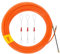 WOOLUCK Aiguille Electricien de 30m, Tire Fil Electrique 4mm DiamèTre Aiguille Fibre Optique Flexible Aiguille Electricien Rigide avec 3 Ressorts de Guidage