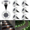Joomer 8 Pezzi Luci Solari da Terra per Esterno, 8 LED Luci Solari Giardino Esterno 6000K Bianco Faretti LED Luce Sepolta IP68 Impermeabile Luce Solare Giardino per Prato Vialetto Passerella Patio
