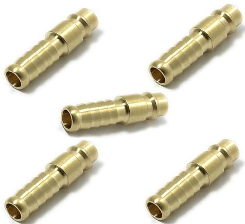 5x Schlauchtülle 8mm 10mm 13mm Druckluftkupplung male männlich DRUCKLUFT Kupplung Schnellkupplung Stecknippel NW7,2 (10mm)
