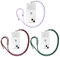 Yoedge 3 piezas Cordones Universal de Teléfono Móvil con Parche,Cordón de Cuello Ajustable Cadena de Nylon para iPhone/Samsung/Xiaomi y la Mayoría de Teléfonos Inteligentes-Púrpura/Vino Rojo/Verde