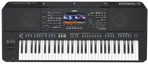 Yamaha 61-Key Arranger Keyboard with Premium Sound, Live Control Knobs and Included Content PSRSX920