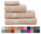 TRAMAS+ Juego de Toallas Premium 700gr de 4 Piezas, 100% Algodón, 2 Toallas de Mano 50x100 cm y 2 Toallas de baño de 70x140cm, Extra Suaves, Secado Rápido, Alta Absorción - Topo