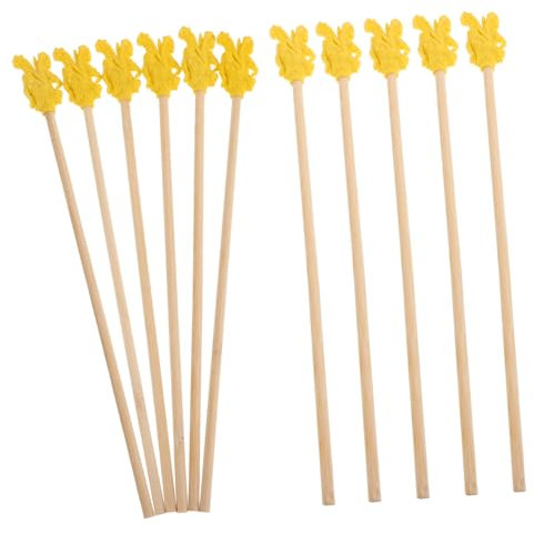 TOYANDONA 20stücke Laternenstangen Aus Holz Und Kunststoff Für Diy-laternen Basteln Und Laternenherstellung Griffe Für Handlaternen Ersatz-laternenstäbe