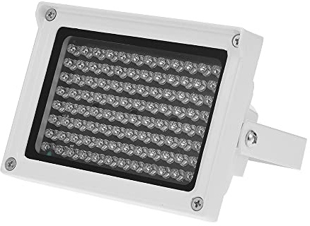 Ailgely 96 LEDs IR Array, Infrared Lamps Night Outdoor, 850nm, IP65, for CCTV Security Camera (White)