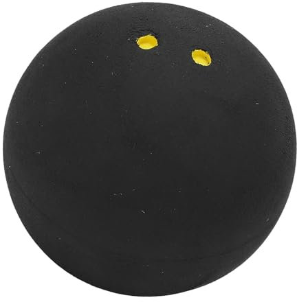 Squashbälle - Squashbälle Double Yellow Dot | Dot-Squashbälle für Anfänger | Racketball-Ball | Gummi-Squashball 38 mm, doppelter gelber Punkt | Professioneller Handballball | Squashschlägerbälle für S