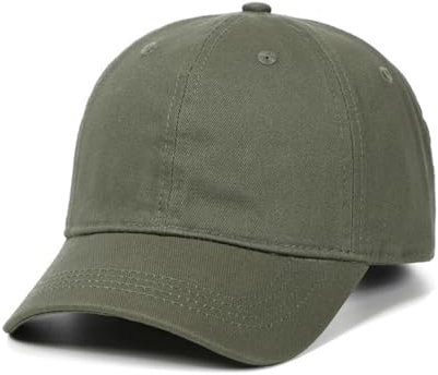 20 Farbe Snapback Cap Junge Mädchen Baseballcap 100% Baumwolle Kappe Einfarbig Sonnenschutz Sonnenhut Outdoor Basecap Einstellbar Baseballkappe Kinder (DE/NL/SE/PL, Numerisch, 47, 54, Armeegrün)