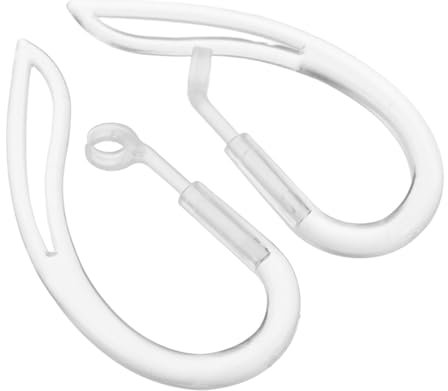 MUELODSIC 2piezas Pliegue Oreja Ganchos De Silicona Antipérdida para Auriculares Inalámbricos Diseño Giratorio Accesorios Deportivos para Deportes y Actividades Diarias