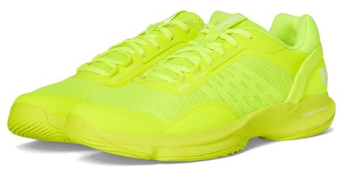 Wilson Men's Hurakn Pro V2 Padel Shoes, Zapato Hombre, Blanco, Amarillo (Safety Yellow/White), 40 EU