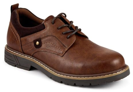 Casual Lace-Up Shoes - Tan Size 10
